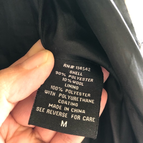 Jou Jou plaid double breasted coat size M - Picture 7 of 9